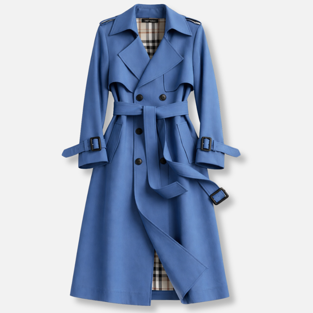Women's Trench Coat with Belted Waist – view 7