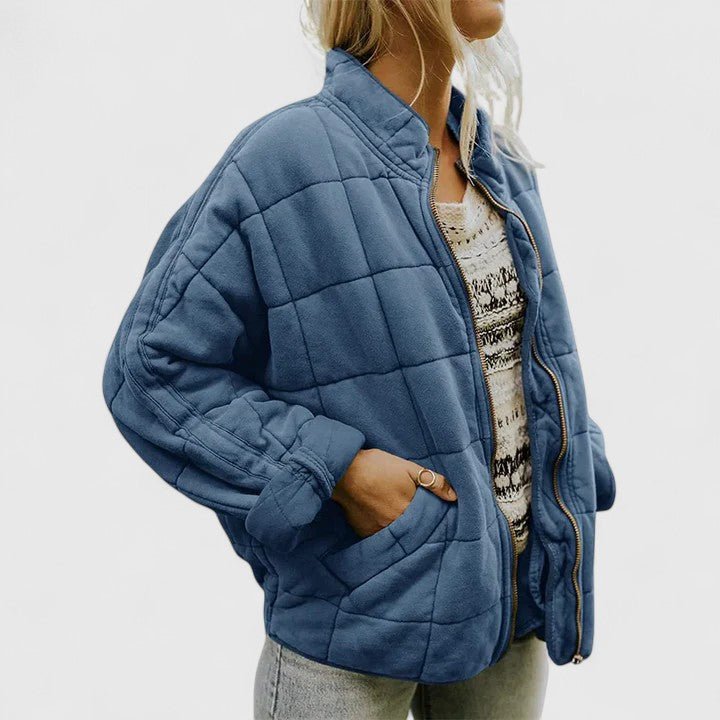 Zyphirah – Quilted Lined Jacket with Relaxed Everyday Fit for Women – view 3