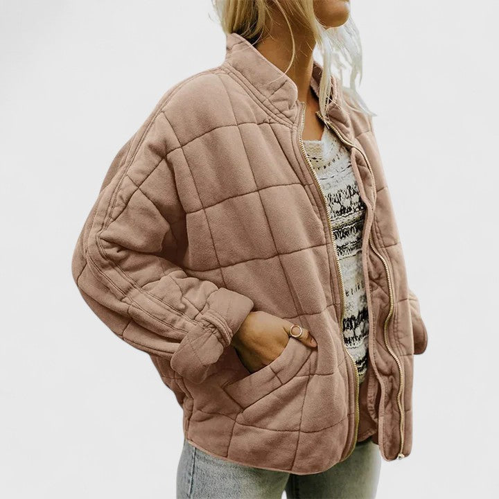 Zyphirah – Quilted Lined Jacket with Relaxed Everyday Fit for Women – view 4