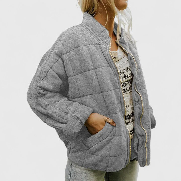 Zyphirah – Quilted Lined Jacket with Relaxed Everyday Fit for Women – view 5